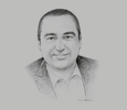 Sketch of Hassène Feki, CEO, STAR Assurances
