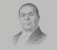 Sketch of Charles Kimei, CEO and Managing Director, CRDB Bank
