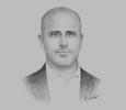 Sketch of Jared Zerbe, CEO, Tanzania International Container Terminal Services (TICTS)

