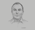 Sketch of Elías Massri Sasson, CEO, Giant Motors
