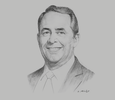 Sketch of Liam Fox, UK Secretary of State for International Trade
