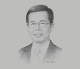 Sketch of Prasarn Trairatvorakul, Former Governor, Bank of Thailand
