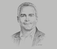 Sketch of Rik de Buyserie, CEO and Country Manager, Engie Peru
