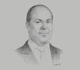 Sketch of Juan Carlos Salem Suito, General Manager, SANNA
