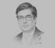 Sketch of Luis Alberto Moreno, President, Inter-American Bank of Development
