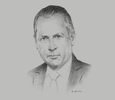 Sketch of Daniel Funes de Rioja, B20 Chair
