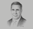 Sketch of Danny Massacese, Upstream Managing Director, Pan American Energy Group
