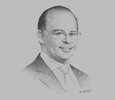 Sketch of César Litvin, CEO, Lisicki, Litvin & Asociados
