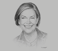 Sketch of Ann Sherry, Chairman, Carnival Australia
