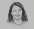 Sketch of Carolyn Blacklock, Acting Managing Director, PNG Power
