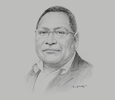 Sketch of Loi Bakani, Governor, Bank of Papua New Guinea (BPNG)
