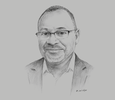 Sketch of David Toua, Chairman, APEC Business Advisory Council (ABAC)
