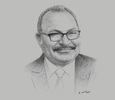 Sketch of Prime Minister Peter O’Neill

