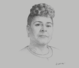 Sketch of President Paula-Mae Weekes
