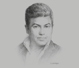 Sketch of Mikaeel Mohammed, CEO, SM Jaleel
