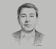 Sketch of Meng Yan, Managing Director, China Railway Construction (Caribbean) Company
