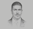 Sketch of Brian Hackett, Territory Senior Partner, PwC Trinidad and Tobago
