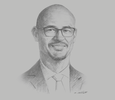 Sketch of Jeremy Awori, CEO, Barclays Kenya
