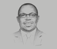 Sketch of Geoffrey Odundo, CEO, Nairobi Securities Exchange (NSE)

