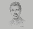 Sketch of Ahmed Rady, General Manager, East Africa Coca-Cola
