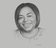 Sketch of Monica Juma, Cabinet Secretary, Ministry of Foreign Affairs and International Trade
