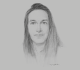 Sketch of Mélanie Guérinot, Lawyer and Managing Director, Cabinet Guérinot
