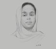 Sketch of Amina Abdi Aden, Delegate Minister of Housing
