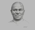 Sketch of Emmanuel Ibe Kachikwu, Minister of State for Petroleum Resources
