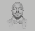 Sketch of Seun Anibaba, General Manager and CEO, Lagos State Lotteries Board
