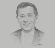 Sketch of Li Jian, Assistant President, China State Construction Engineering Corporation (CSCEC); and Chairman, CSCEC Algeria
