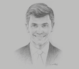 Sketch of Steve Tzikakis, President, SAP South Europe, the Middle East and Africa
