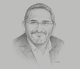 Sketch of Amine Sekhri, Country Manager, Roche Algérie
