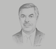 Sketch of Tahar Hadjar, Minister of Higher Education and Scientific Research
