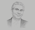 Sketch of Ferid Belhaj, Vice-president for MENA, World Bank
