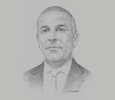 Sketch of Brahim Semid, CEO, Banque Extérieure d’Algérie (BEA)
