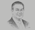 Sketch of Mohamed Loukal, Governor, Bank of Algeria
