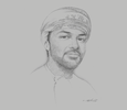 Sketch of Tahir bin Salim Al Amri, Executive President, Central Bank of Oman (CBO)
