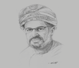 Sketch of Ahmed Saleh Al Jahdhami, CEO, Oman Oil Refineries and Petroleum Industries Company (Orpic)
