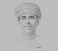 Sketch of Yaqoob bin Saif Al Kiyumi, CEO, Oman Power and Water Procurement Company (OPWP)
