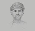 Sketch of Ali bin Masoud Al Sunaidy, Minister of Commerce and Industry
