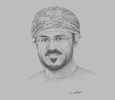 Sketch of Sheikh Salim bin Ahmed Al Ghazali, Chairman, Golden Group of Companies
