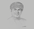 Sketch of Abdulaziz Saud Al Raisi, CEO, Oman Air
