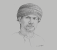 Sketch of Saleh Mohammed Al Shanfari, CEO, Oman Food Investment Holding Company (OFIC)
