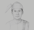 Sketch of President U Win Myint
