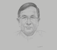 Sketch of U Han Zaw, Minister of Construction
