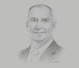 Sketch of Fred Hess, Managing Director, PanAust
