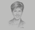 Sketch of Marie-Claude Bibeau, Minister of International Development of Canada
