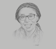 Sketch of Vera Songwe, Under-Secretary-General and Executive Secretary, UN Economic Commission for Africa (UNECA)
