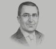 Sketch of  Mohammed Khalil Alsayed, CEO, Ithmaar Development Company
