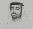 Sketch of  Mohammed Ali Al Qaed, Chief Executive, Information and eGovernment Authority (iGA)
